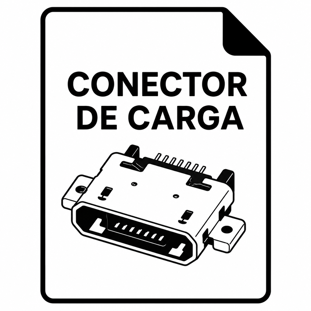CONECTOR DE CARGA LG K8 2017