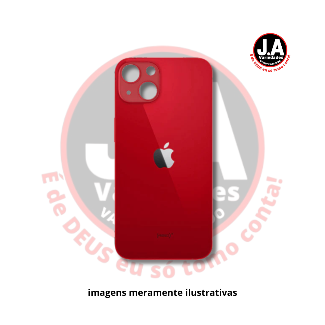 TAMPA TRASEIRA IPHONE 13 - VERMELHO