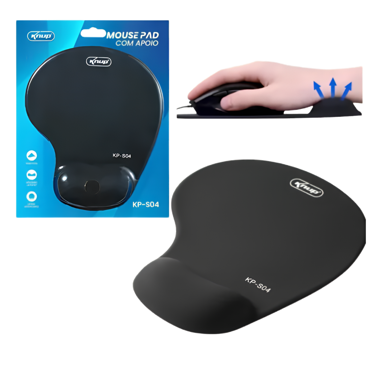 MOUSE PAD COM APOIO KNUP (KP-S04)
