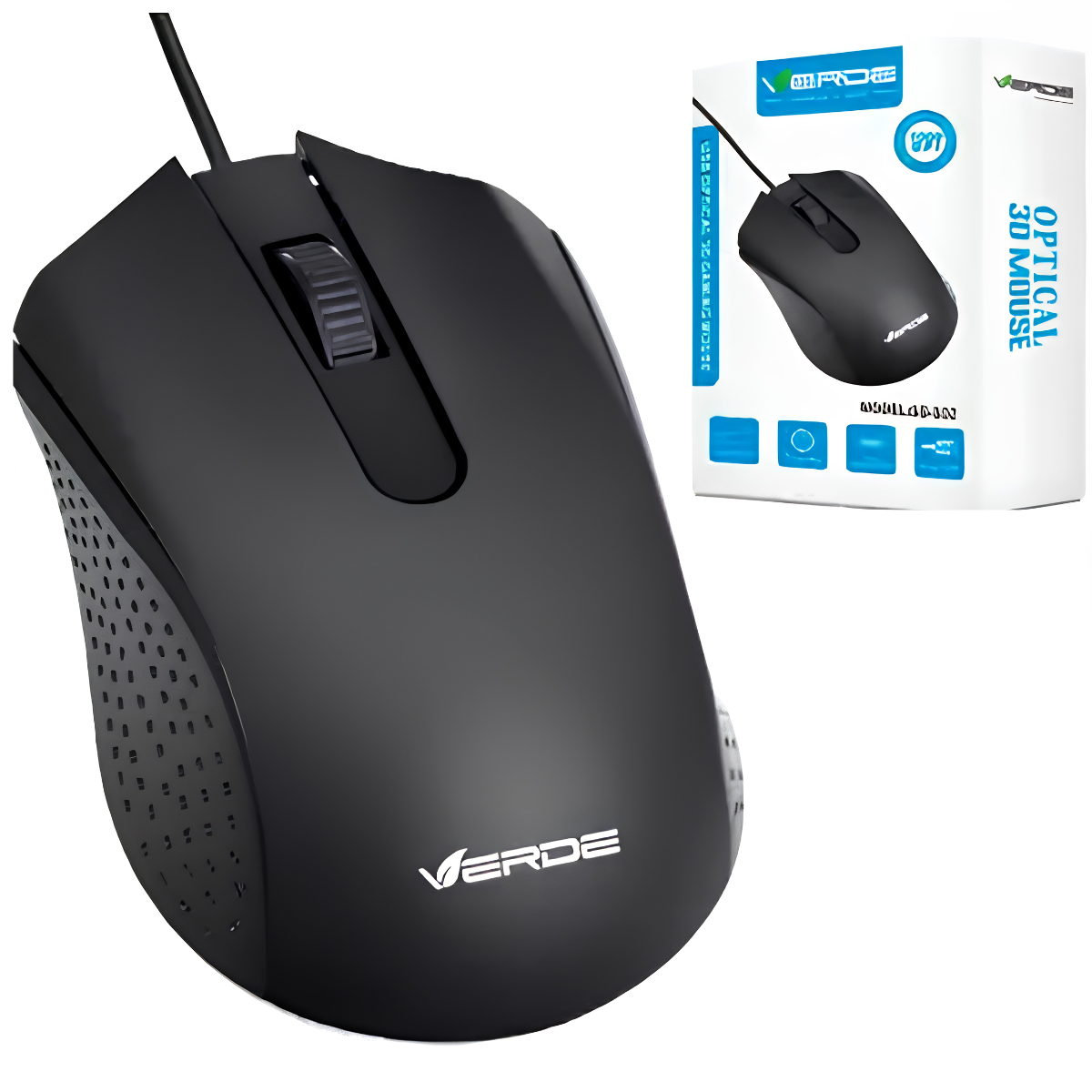 MOUSE COM FIO MARCA VERDE SB-S02