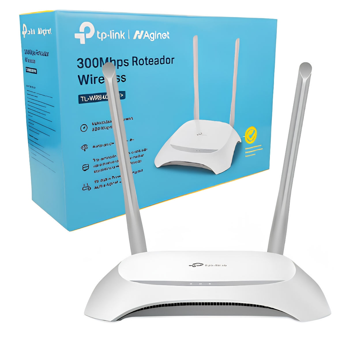 ROTEADOR TP LINK 2 ANTENAS TL-WR840N 6.0