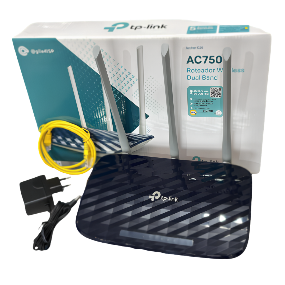 ROTEADOR 3 ANTENAS TP-LINK AC750