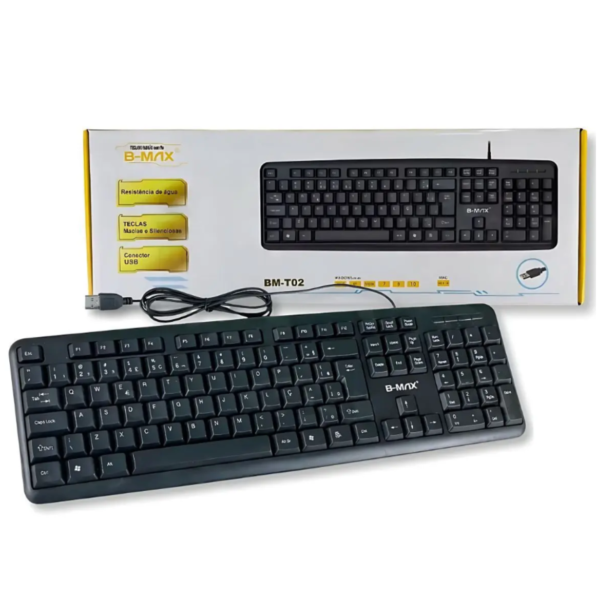TECLADO PADRÃO COM FIO BM-T02