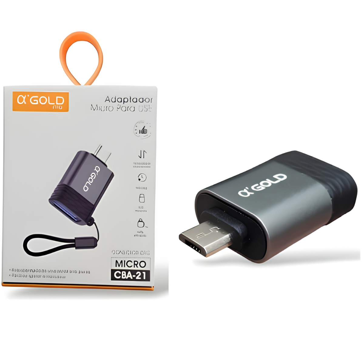 ADAPTADOR AGOLD USB X V8 (CBA-21)