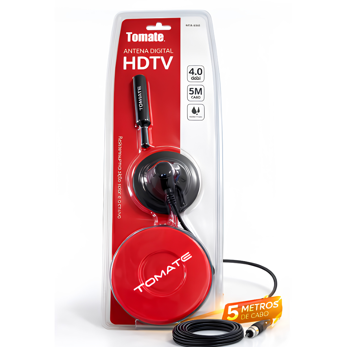 ANTENA DIGITAL HDTV MTA-3005 TOMATE