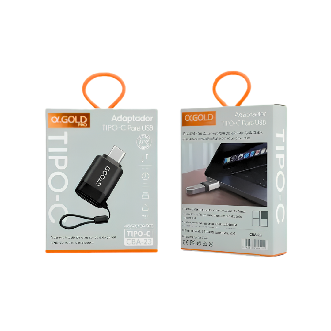 ADAPTADOR TIPO-C PARA USB AGOLD (CBA-23)