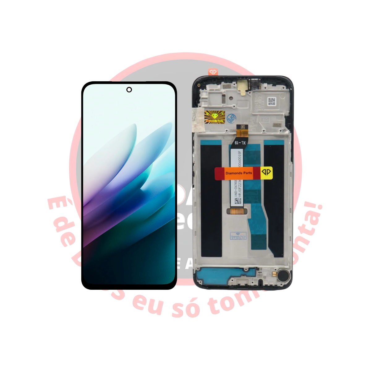 FRONTAL XIAOMI REDMI 15 COM ARO LCD DIAMOND