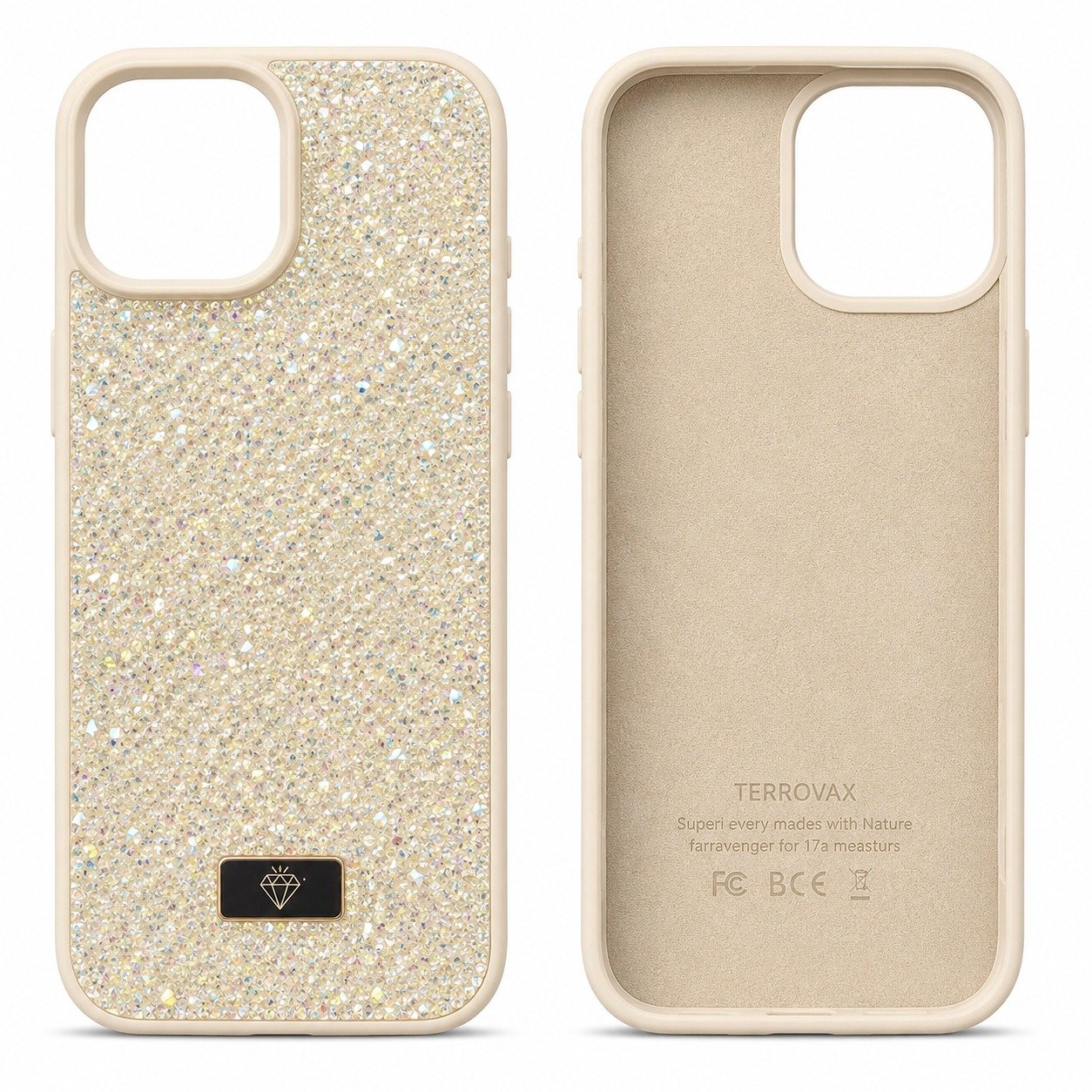 CAPINHA COM BRILHO IPHONE 15