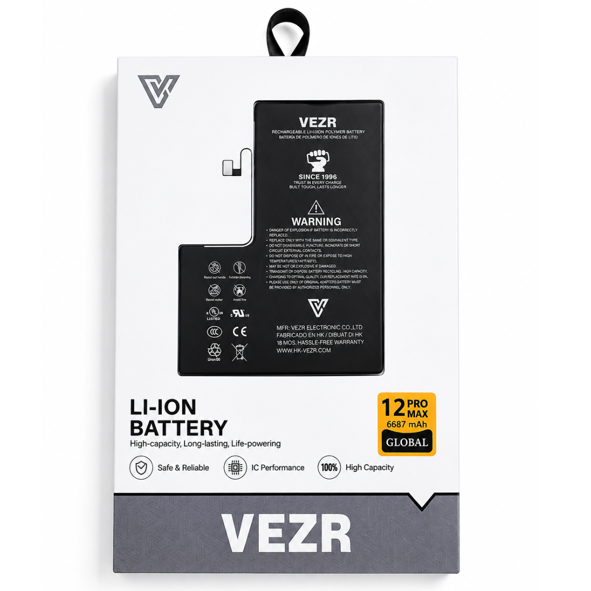 BATERIA IPHONE 12 PRO MAX VEZR GLOBAL