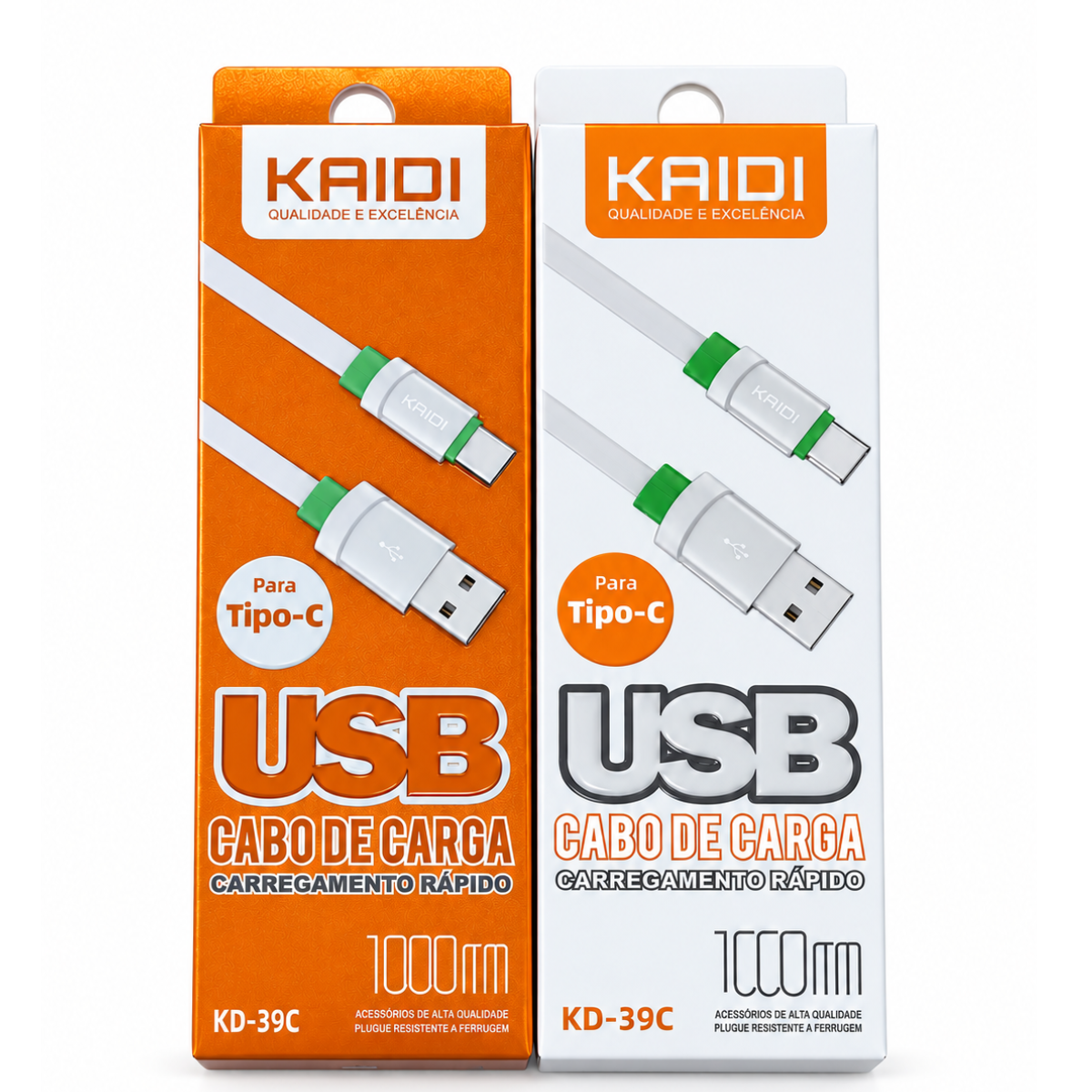 CABO USB TYPE-C 1M KAIDI KD-39C , KD-TC30
