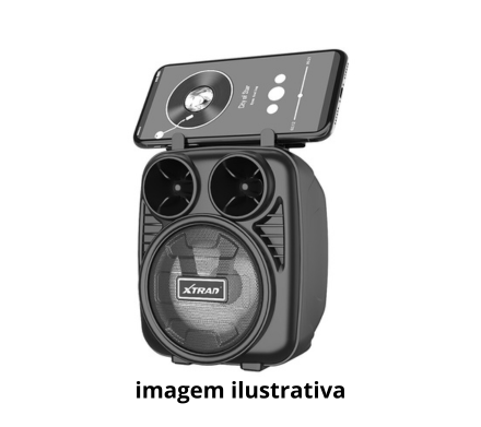 CAIXA DE SOM XTRAD XDG-58 PRETA