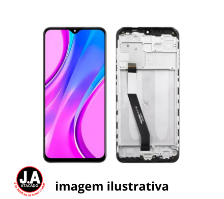 FRONTAL XIAOMI REDMI 9 COM ARO ORIGINAL CHINA
