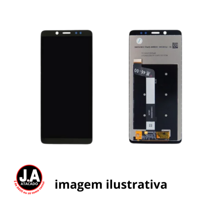 FRONTAL XIAOMI NOTE 5 PRETA SEM ARO ORIGINAL CHINA