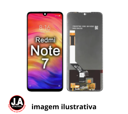 FRONTAL XIAOMI NOTE 7 / 7 PRO LCD SEM ARO CHINA