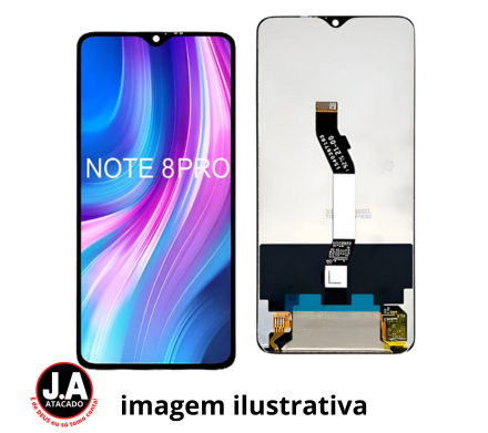 FRONTAL XIAOMI NOTE 8 PRO SEM ARO ORIGINAL CHINA