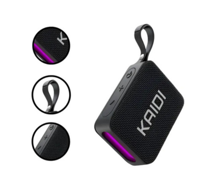 CAIXA DE SOM PORTÁTIL KAIDI (KNC826)