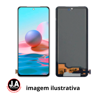 FRONTAL XIAOMI REDMI NOTE 10 4G / 10S / POCO M5S SEM ARO LCD INCELL