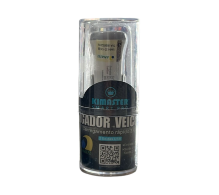 CARREGADOR VEICULAR KIMASTER 3.4A K105