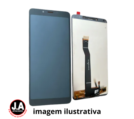 FRONTAL XIAOMI REDMI 6 / 6A SEM ARO LCD CHINA - PRETA