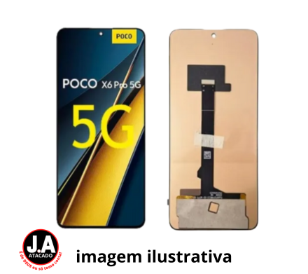 FRONTAL XIAOMI POCO X6 PRO 5G SEM ARO ORIGINAL CHINA
